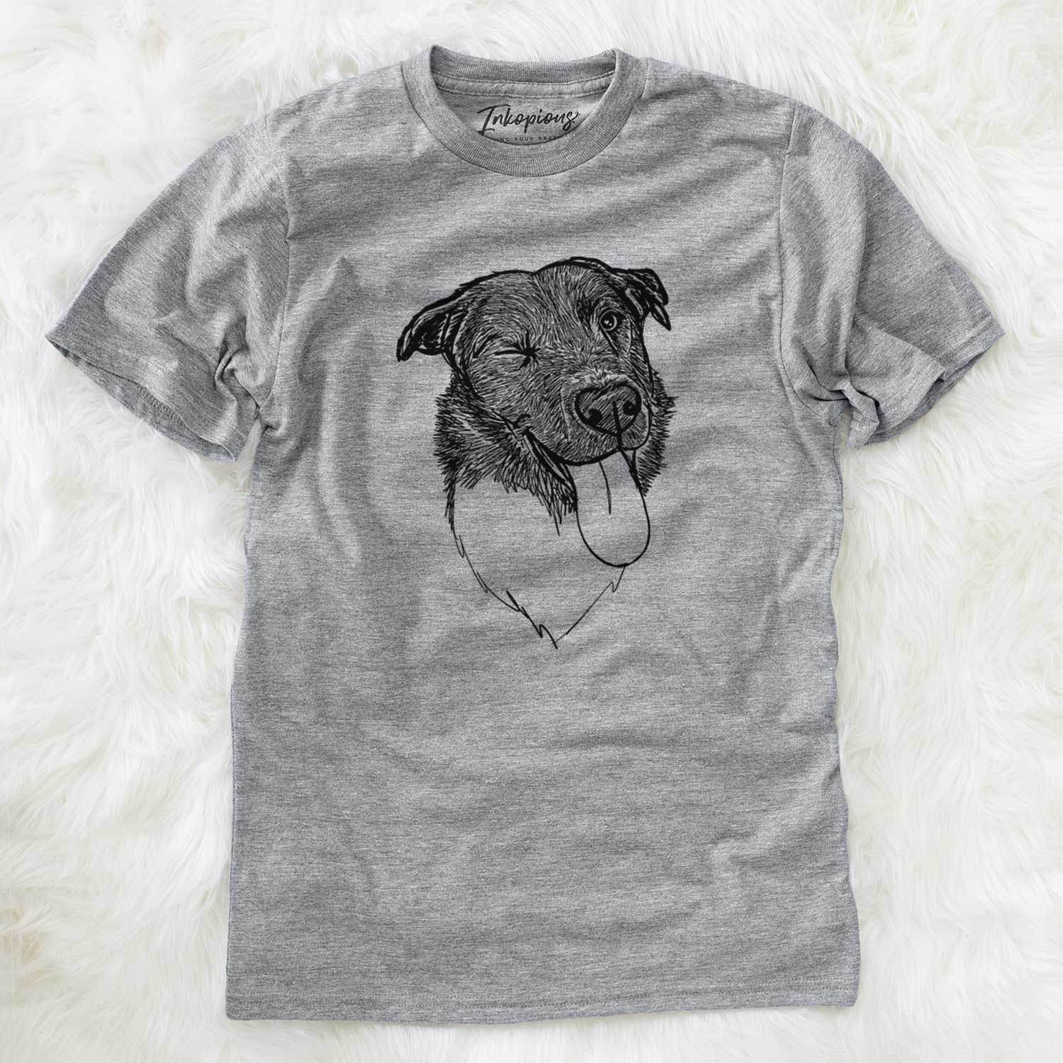 Doodled Cy the Border Collie - Unisex Crewneck