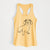 Doodled Dachshund - Women's Racerback Tanktop