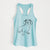 Doodled Dachshund - Women's Racerback Tanktop