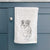 Doodled Daisy the Australian Shepherd Decorative Hand Towel