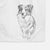 Doodled Daisy the Australian Shepherd Decorative Hand Towel