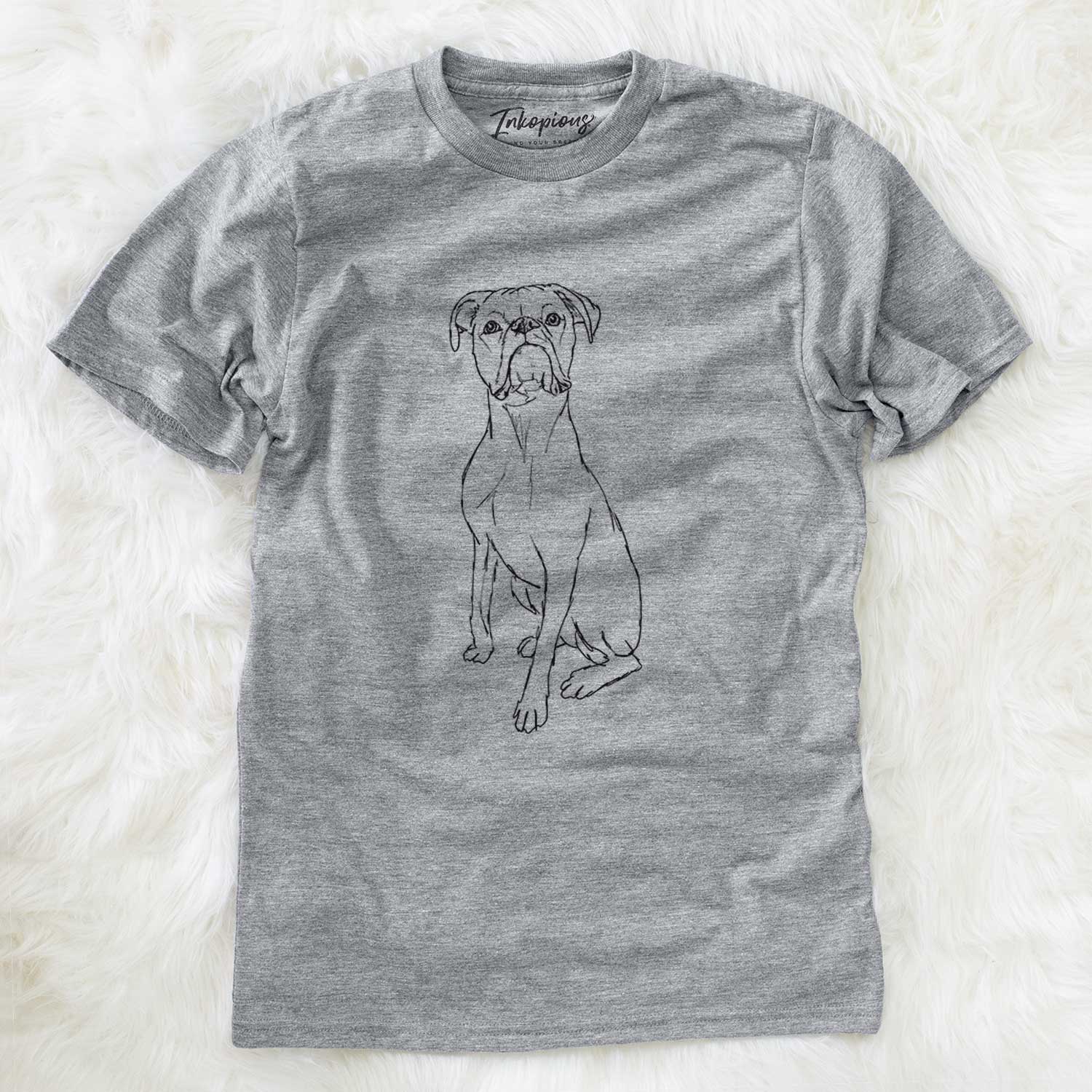 Doodled Daisy the Boxer - Unisex Crewneck