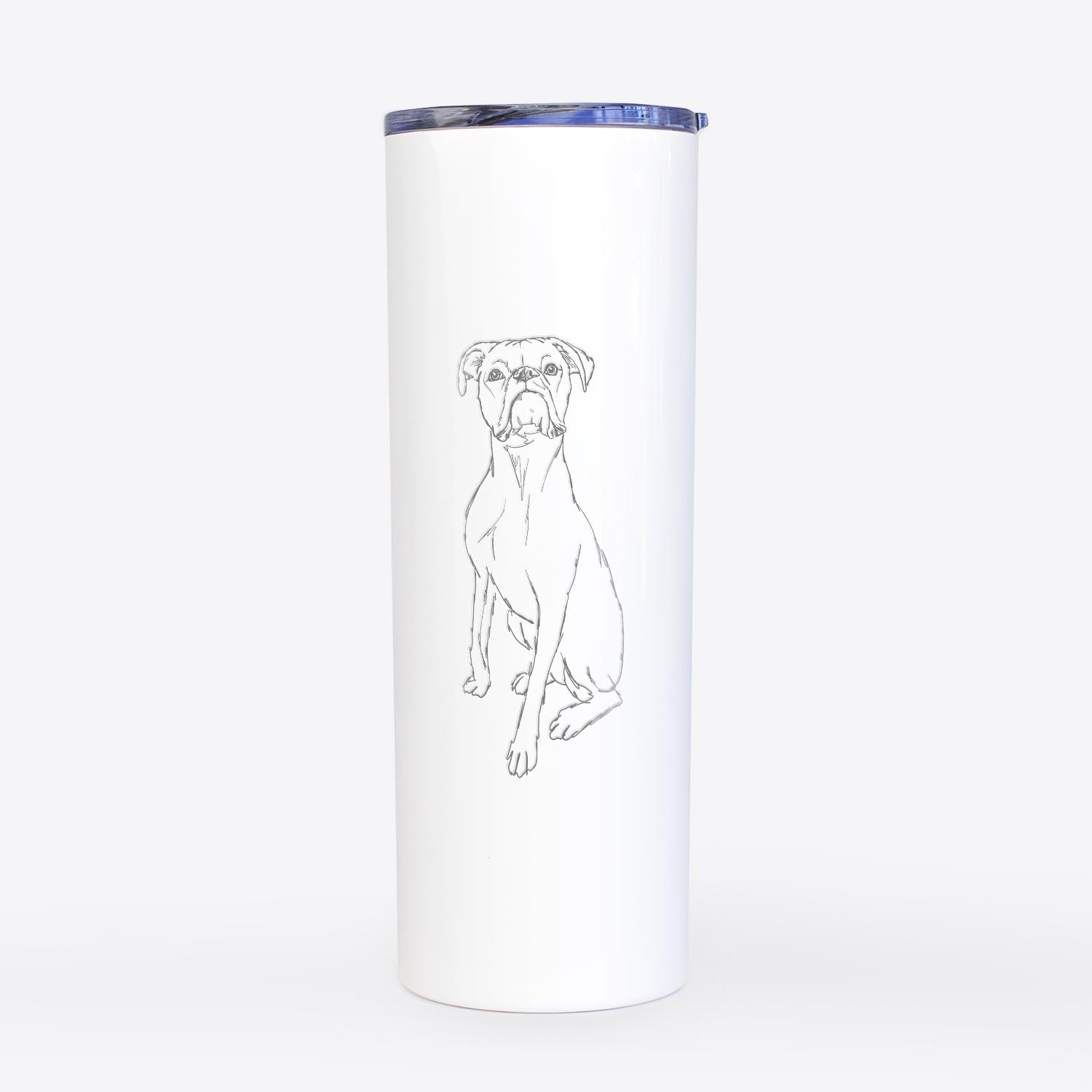 Doodled Daisy the Boxer - 20oz Skinny Tumbler