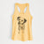 Doodled Daisy Mae the Dalmatian - Women's Racerback Tanktop