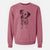 Doodled Daisy Mae the Dalmatian - Unisex Pigment Dyed Crew Sweatshirt