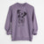 Doodled Daisy Mae the Dalmatian - Unisex Pigment Dyed Crew Sweatshirt