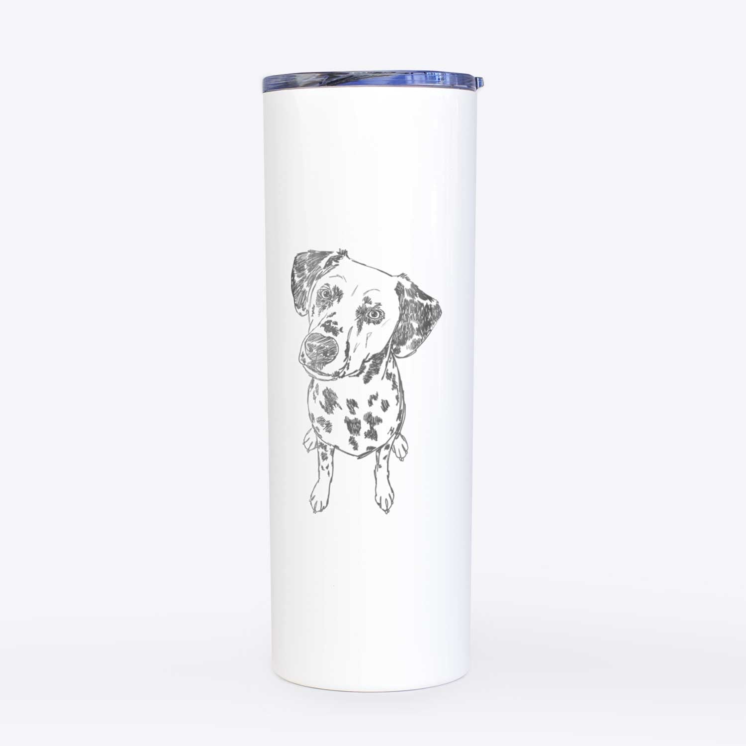 Doodled Daisy Mae the Dalmatian - 20oz Skinny Tumbler