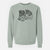 Doodled Dawson the German Shorthaired Pointer - Unisex Pigment Dyed Crew Sweatshirt