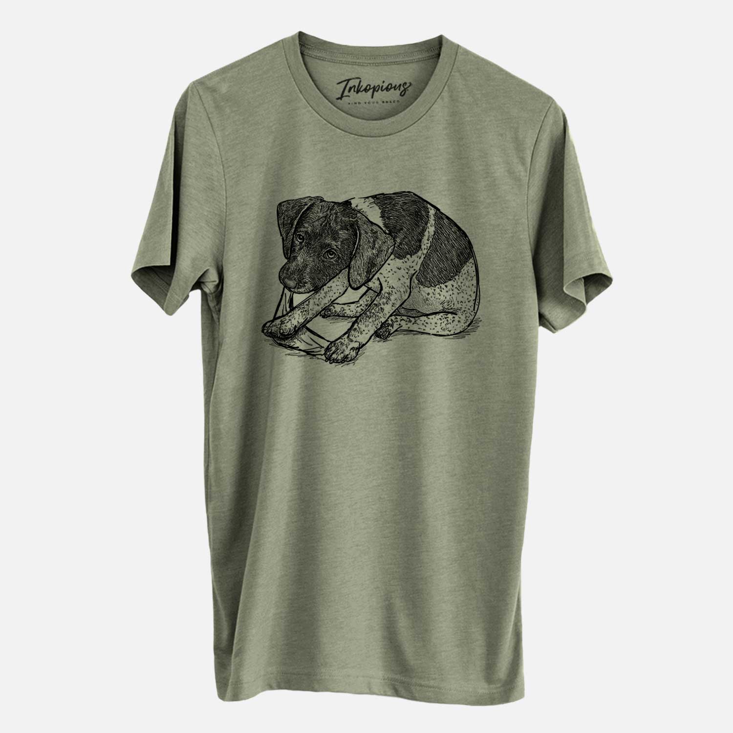 Doodled Dawson the German Shorthaired Pointer - Unisex Crewneck