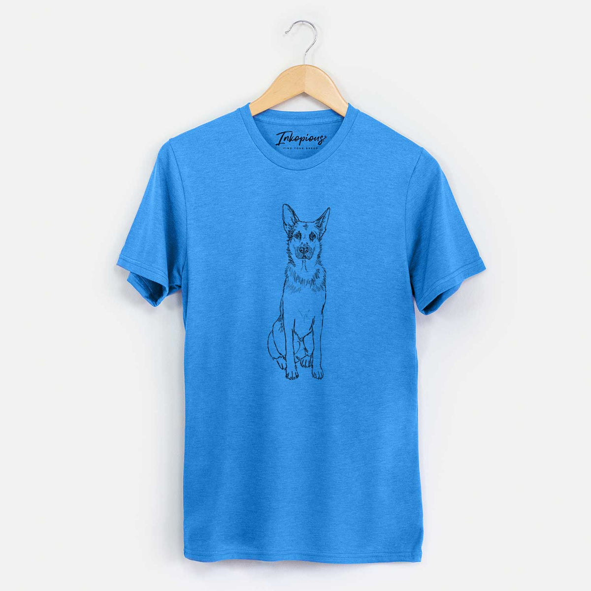Doodled Delta the German Shepherd - Unisex Crewneck