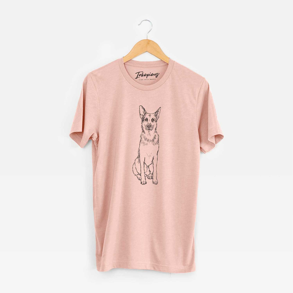 Doodled Delta the German Shepherd - Unisex Crewneck