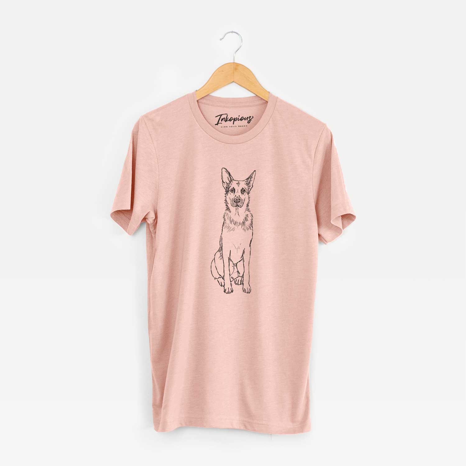 Doodled Delta the German Shepherd - Unisex Crewneck