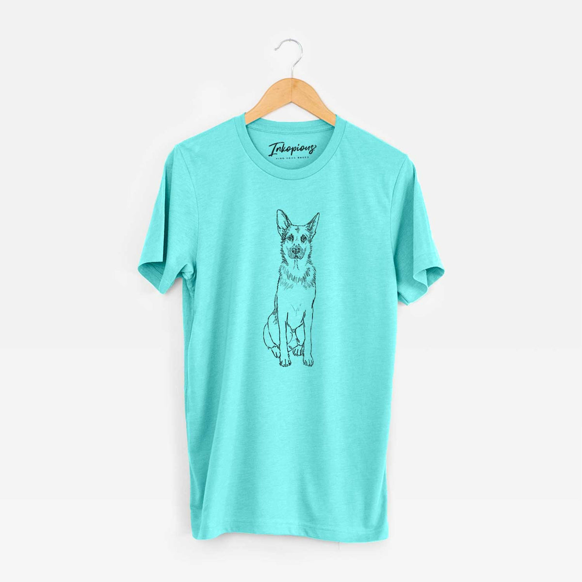 Doodled Delta the German Shepherd - Unisex Crewneck