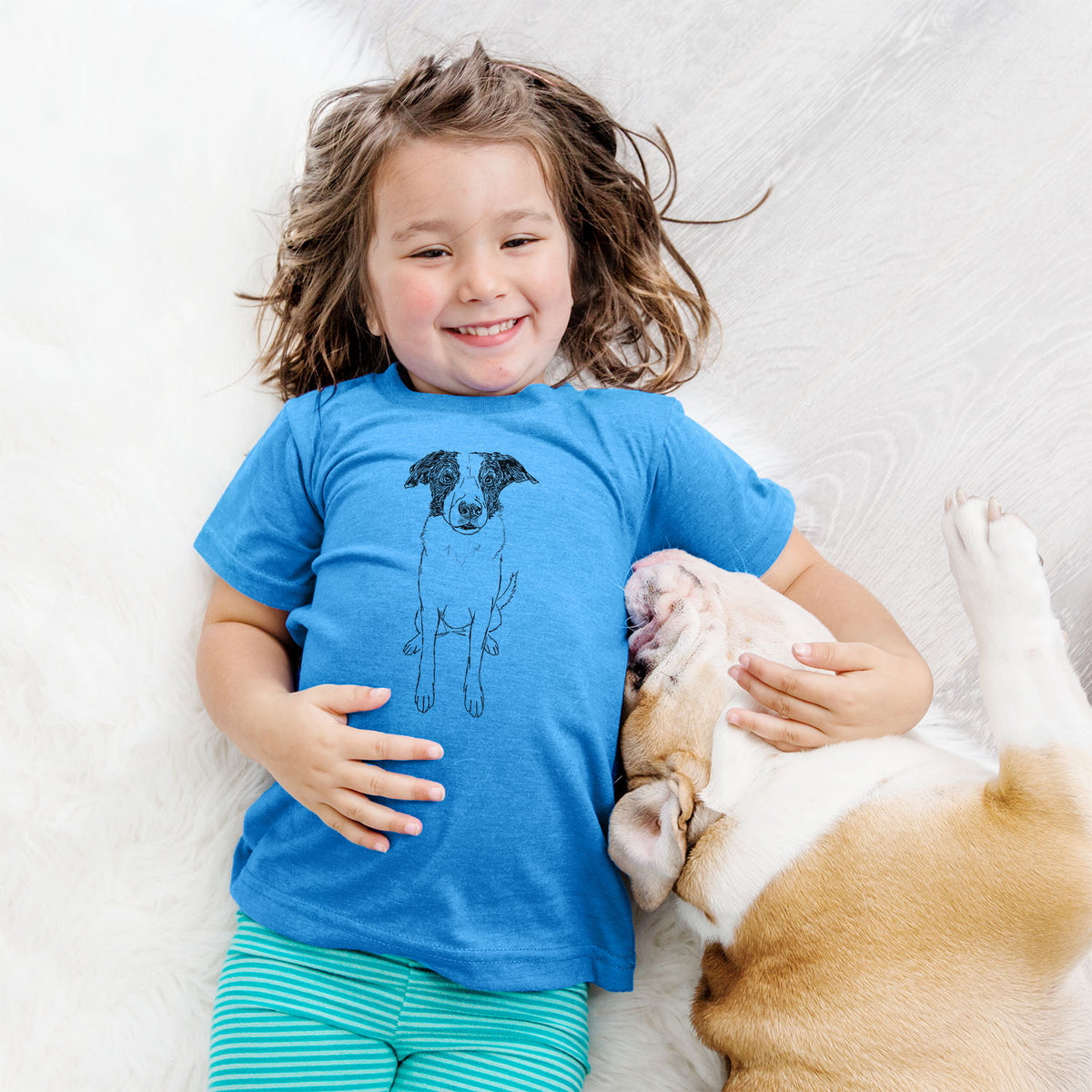 Doodled Dewey the Mixed Breed - Kids/Youth/Toddler Shirt