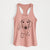 Doodled Dillon the Dachshund - Women's Racerback Tanktop