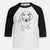 Doodled Dillon the Dachshund - Youth 3/4 Long Sleeve