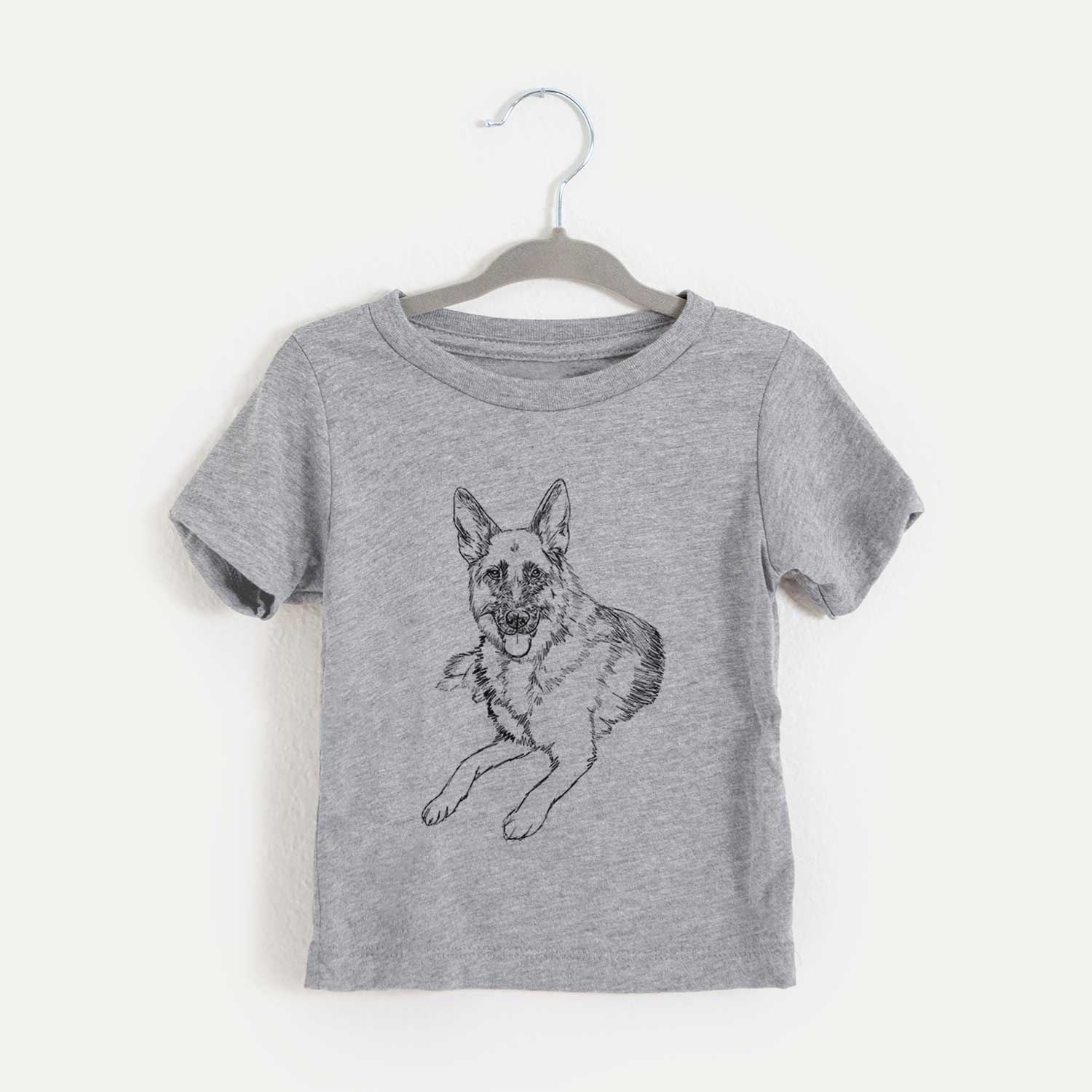 Doodled Dixie the German Shepherd - Kids/Youth/Toddler Shirt