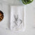 Doodled Dixie the German Shepherd Decorative Hand Towel