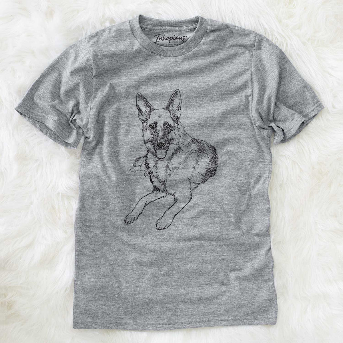 Doodled Dixie the German Shepherd - Unisex Crewneck