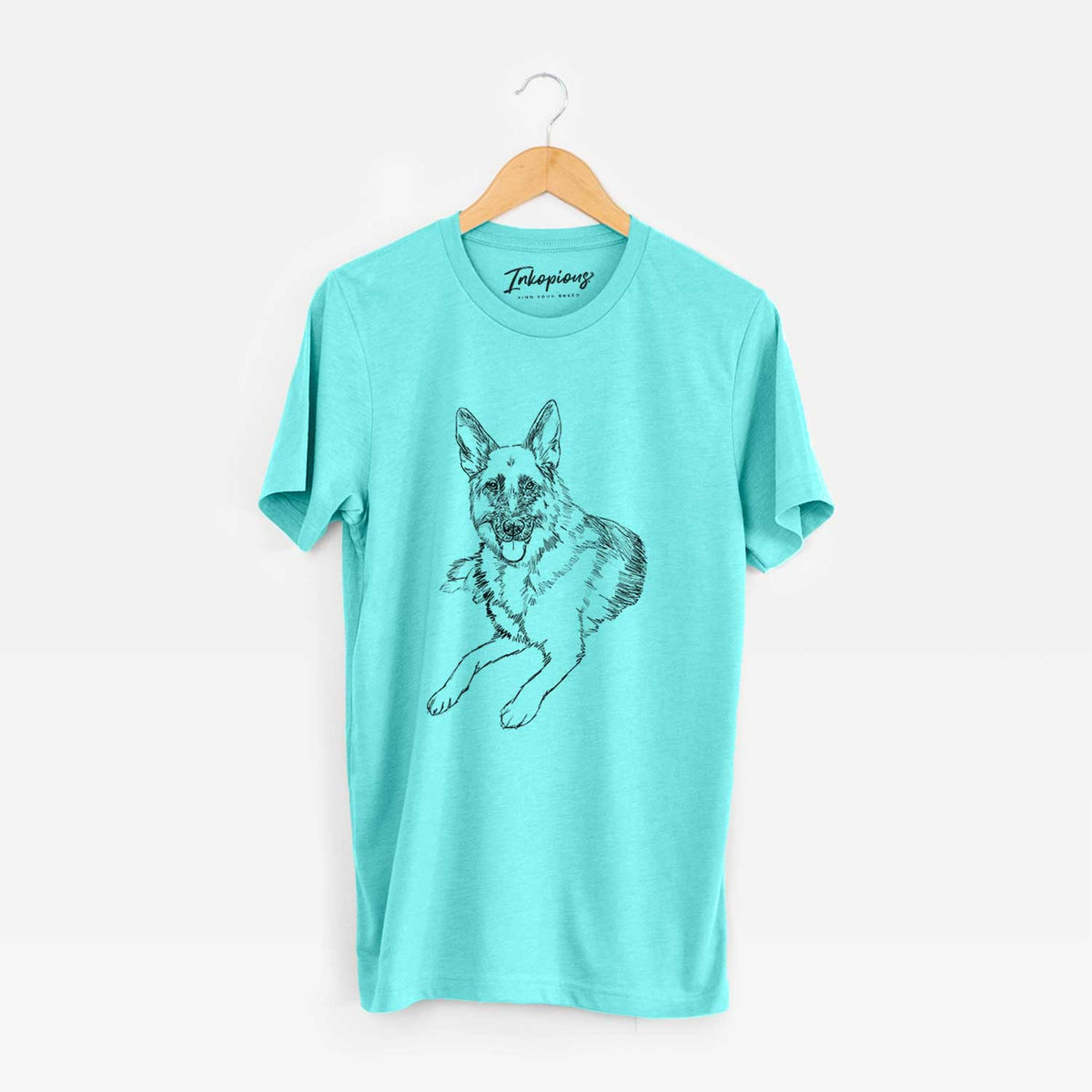 Doodled Dixie the German Shepherd - Unisex Crewneck