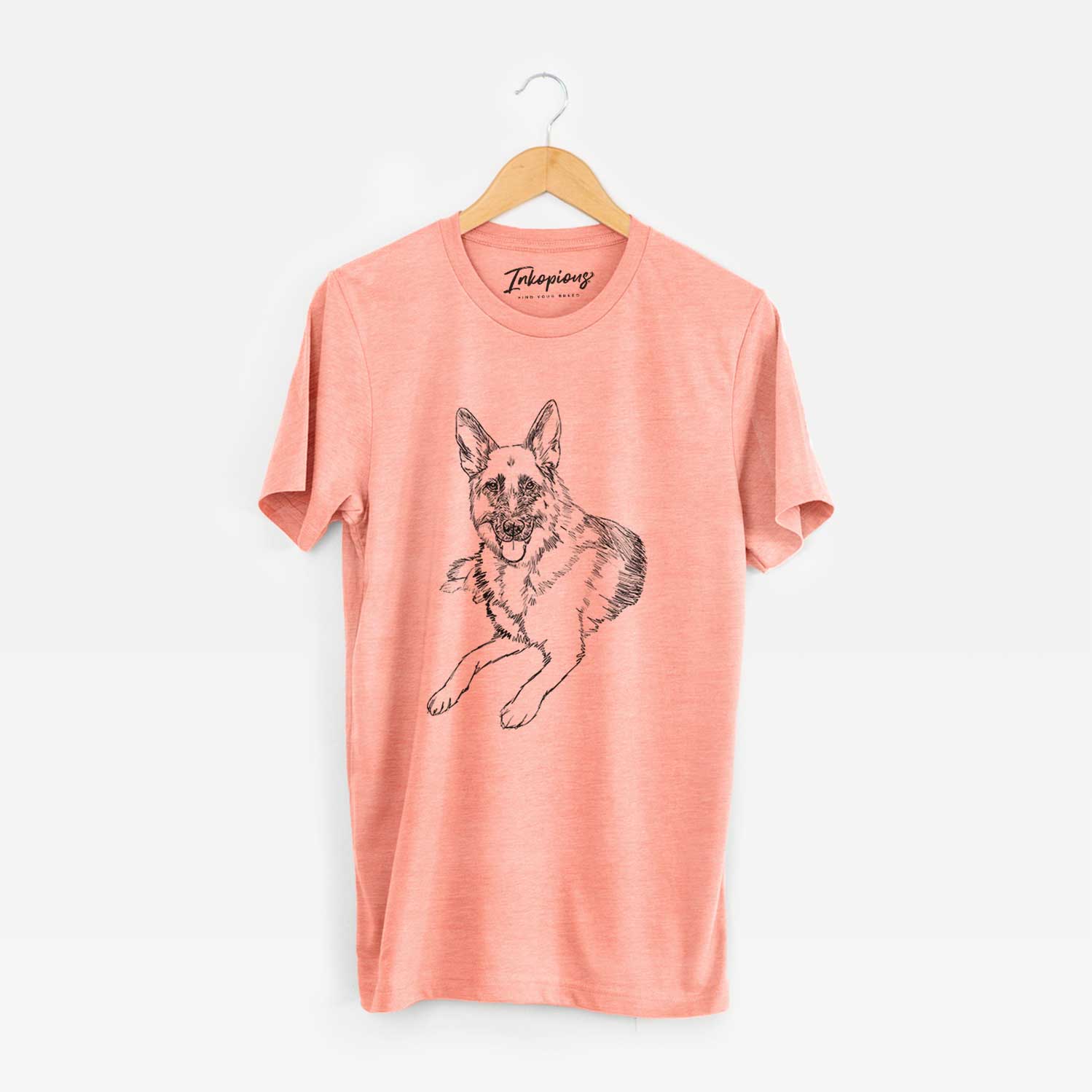 Doodled Dixie the German Shepherd - Unisex Crewneck