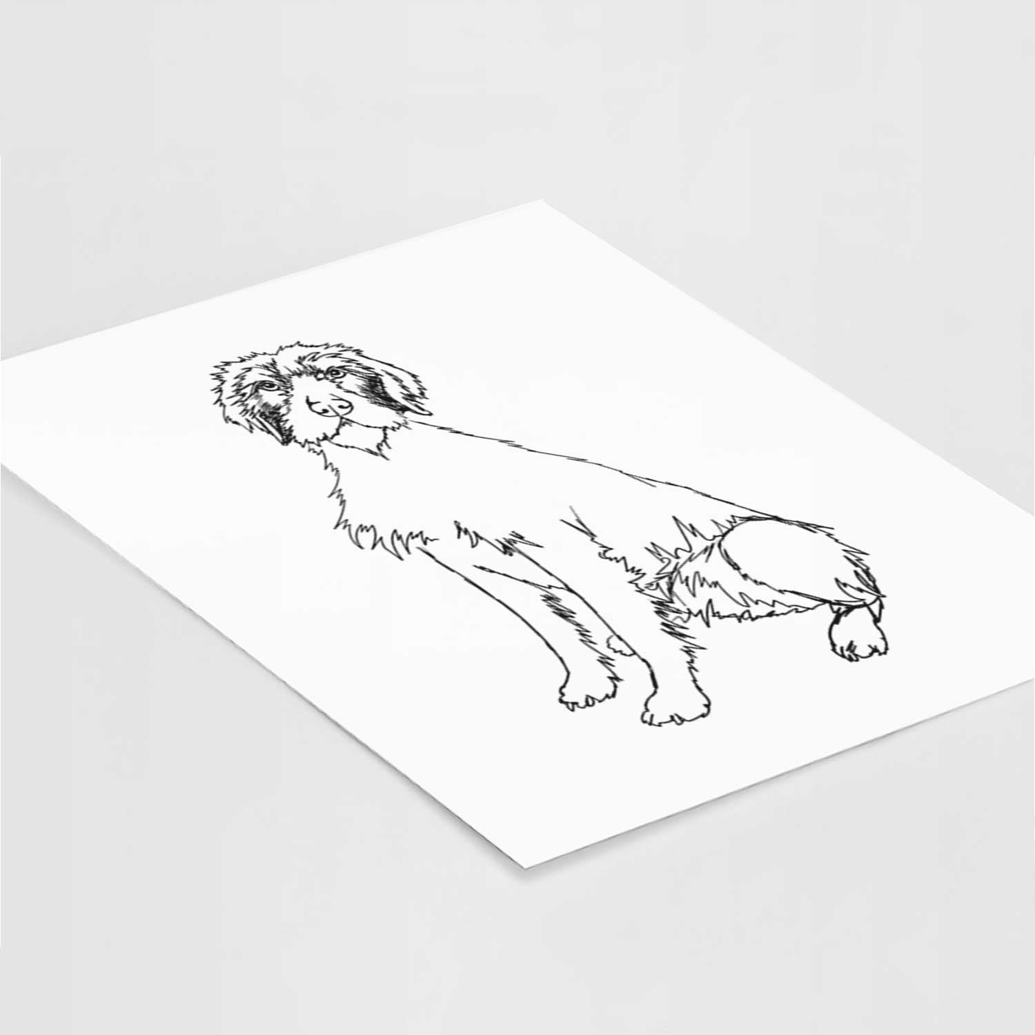 Doodled Doc the Pudelpointer Art Print