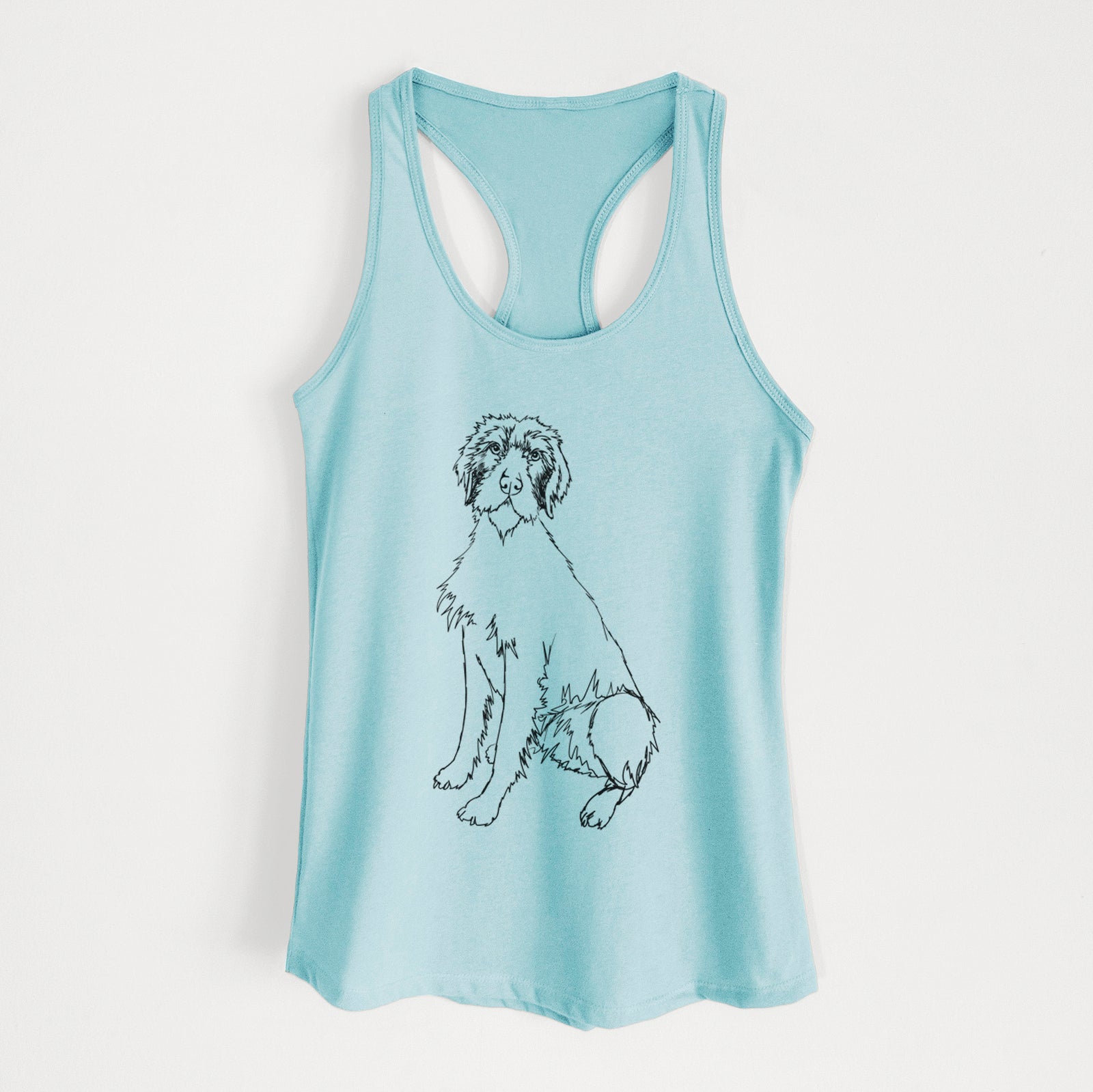 Doodled Doc the Pudelpointer - Women's Racerback Tanktop