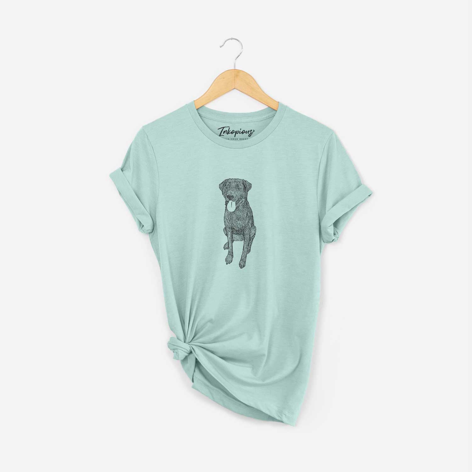 Doodled Duffy the Rottweiler Labrador Mix - Unisex Crewneck