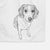 Doodled  the Beagle Walker Hound Mix Decorative Hand Towel