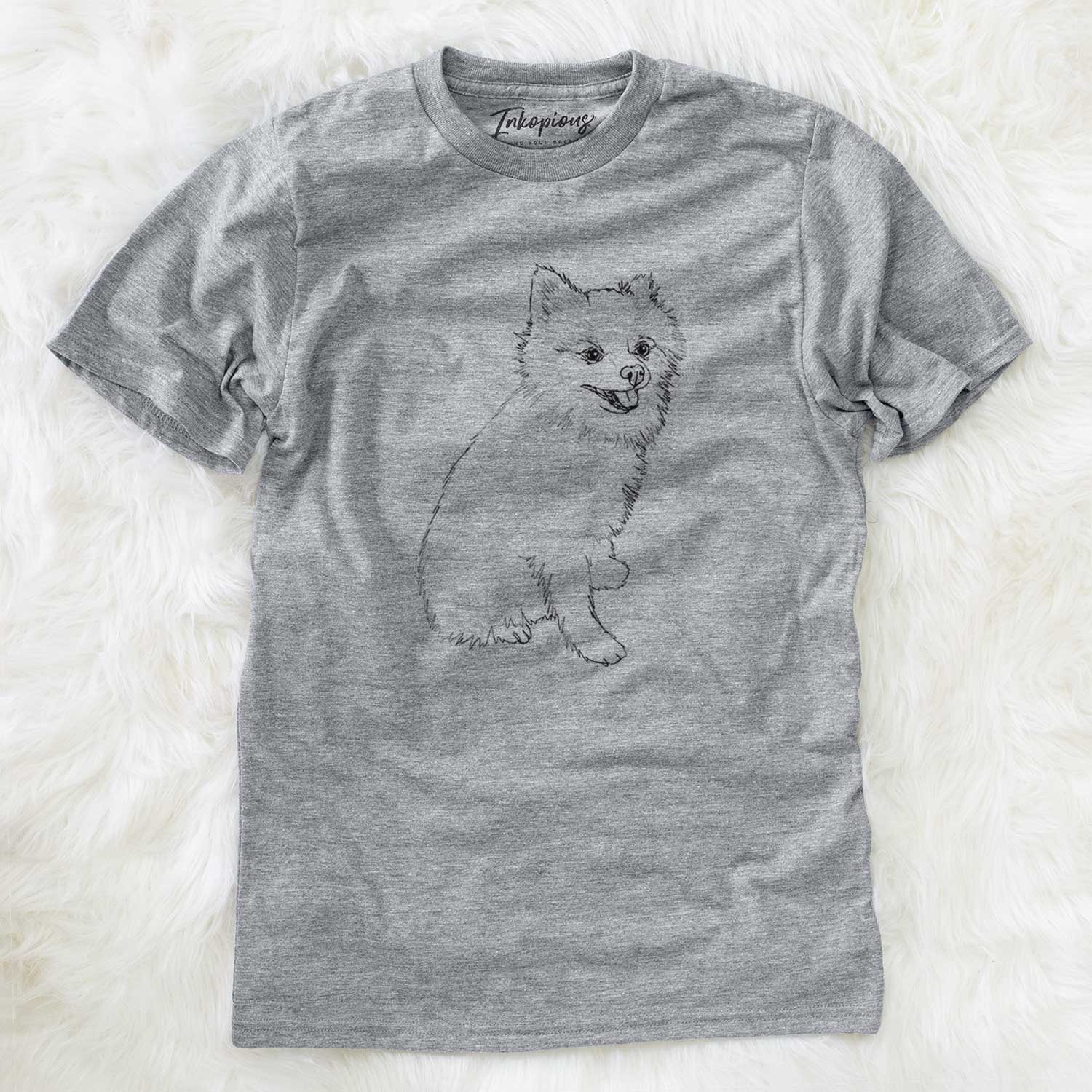 Doodled Edison the Pomeranian - Unisex Crewneck