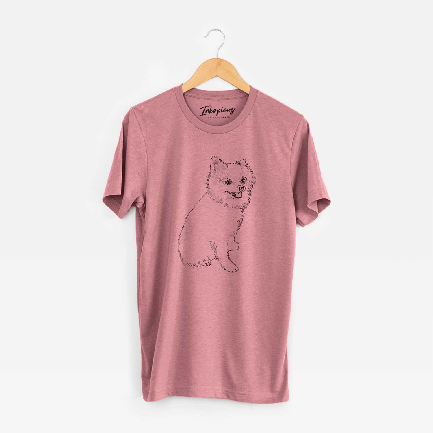 Doodled Edison the Pomeranian - Unisex Crewneck