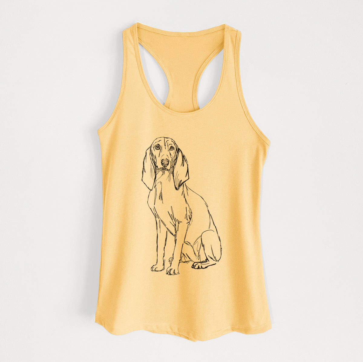Doodled Eleanor the Italian Segugio - Women's Racerback Tanktop