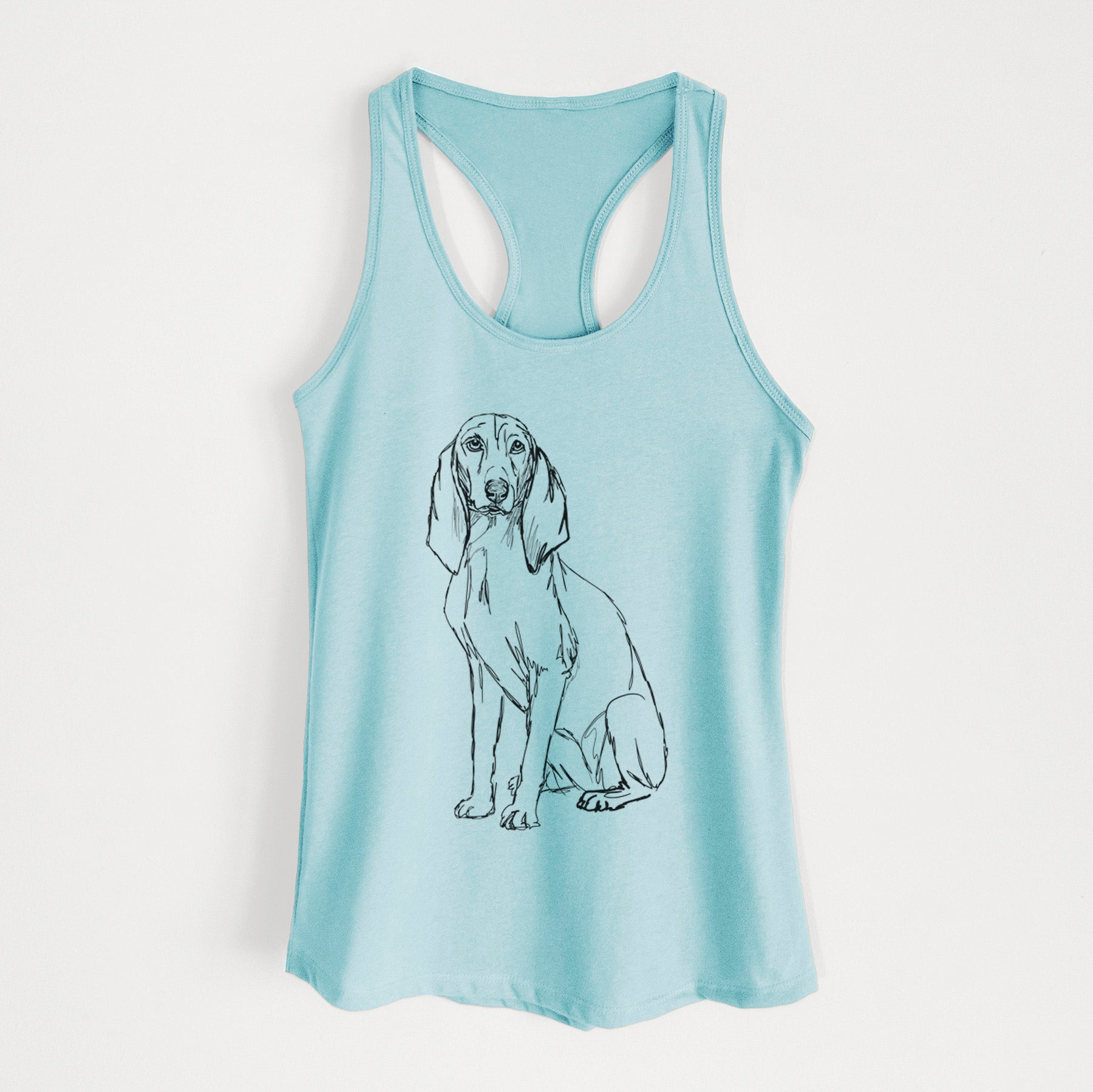 Doodled Eleanor the Italian Segugio - Women's Racerback Tanktop