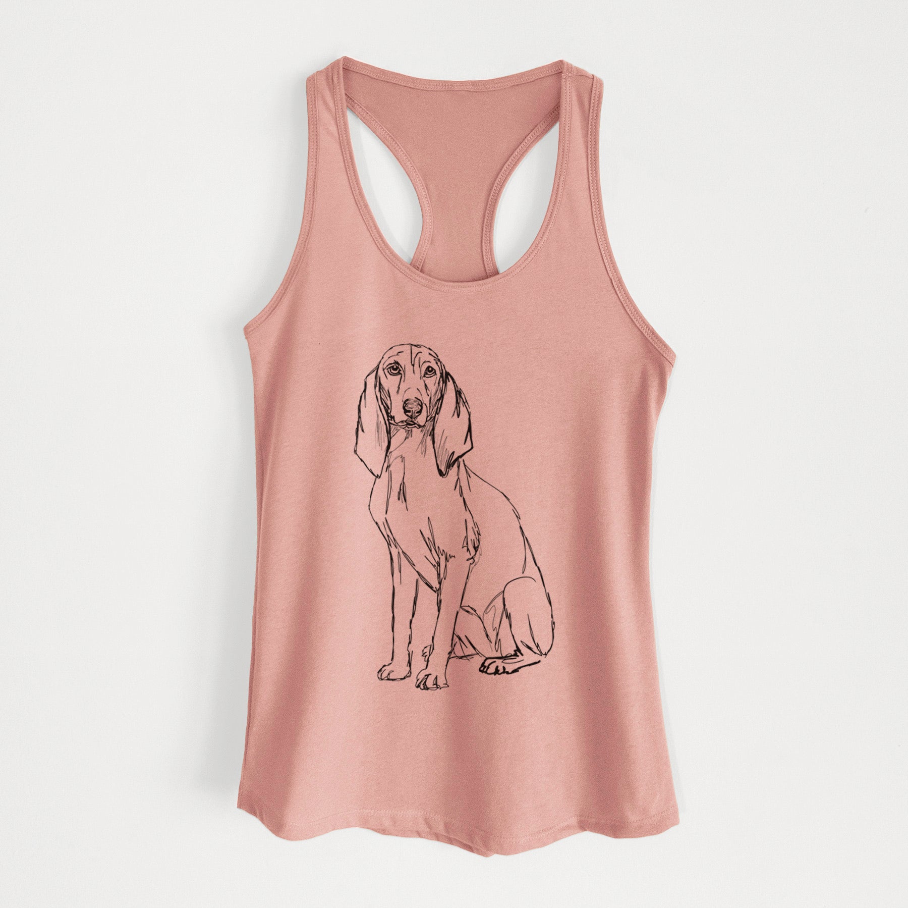 Doodled Eleanor the Italian Segugio - Women's Racerback Tanktop