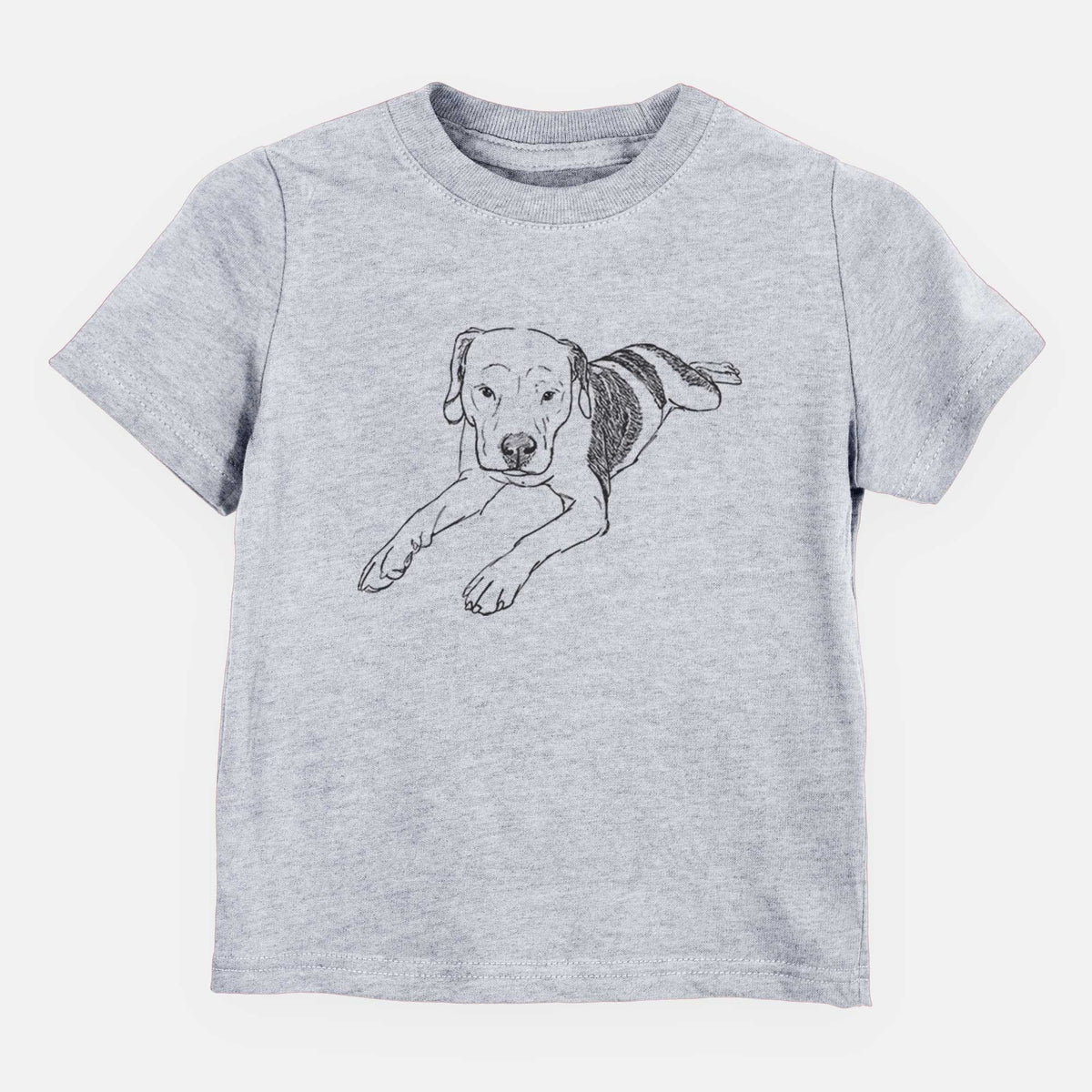 Doodled Emma Jean the Pitbull Mix - Kids/Youth/Toddler Shirt