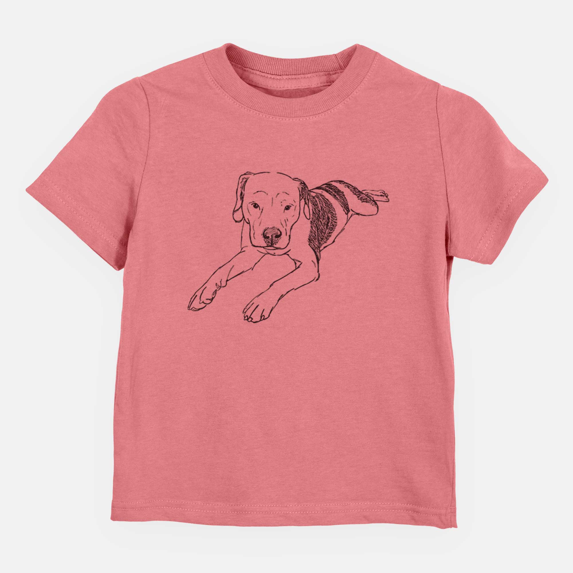 Doodled Emma Jean the Pitbull Mix - Kids/Youth/Toddler Shirt