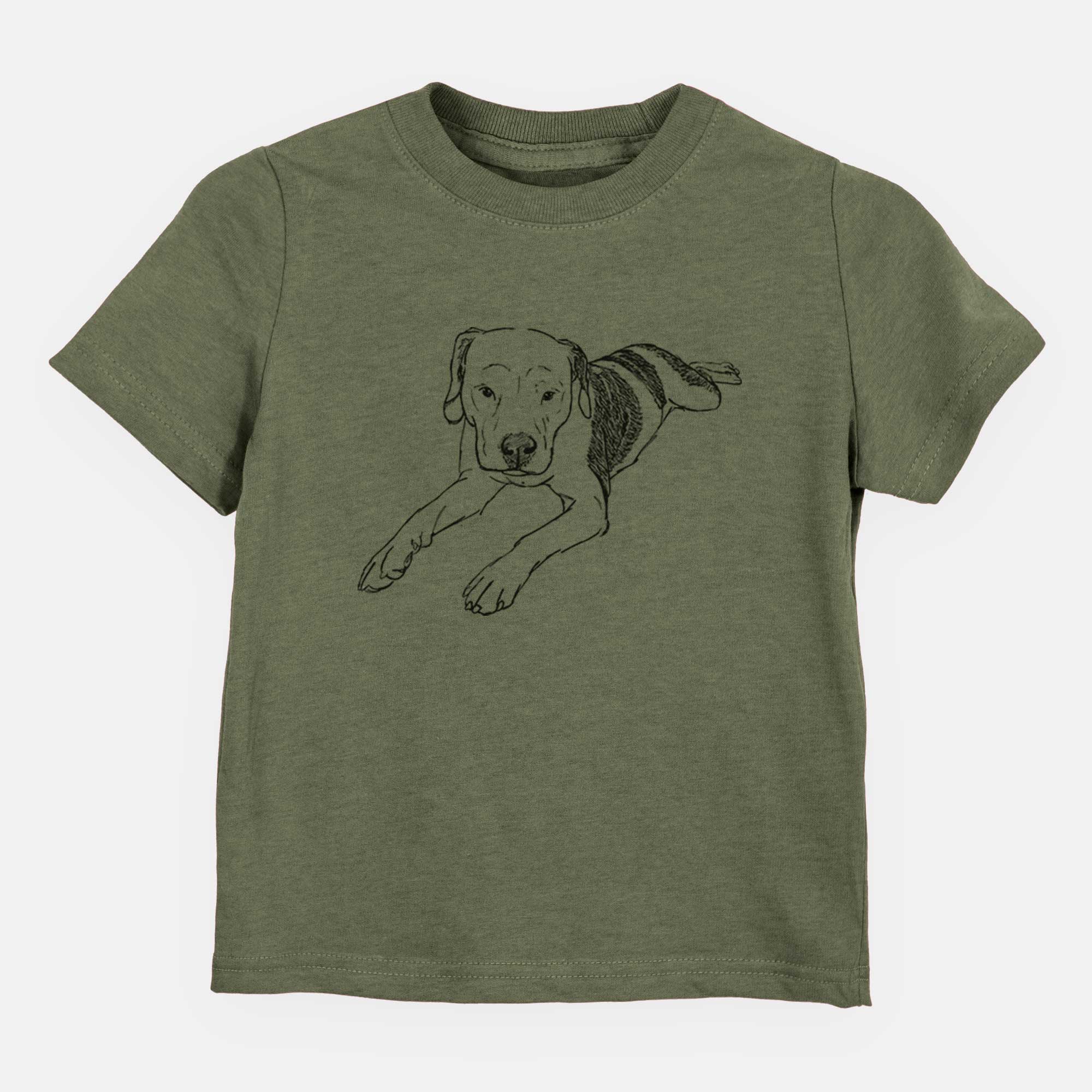 Doodled Emma Jean the Pitbull Mix - Kids/Youth/Toddler Shirt