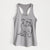 Doodled English Bulldog - Women's Racerback Tanktop