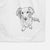 Doodled Enzo the Long Haired Dachshund Decorative Hand Towel