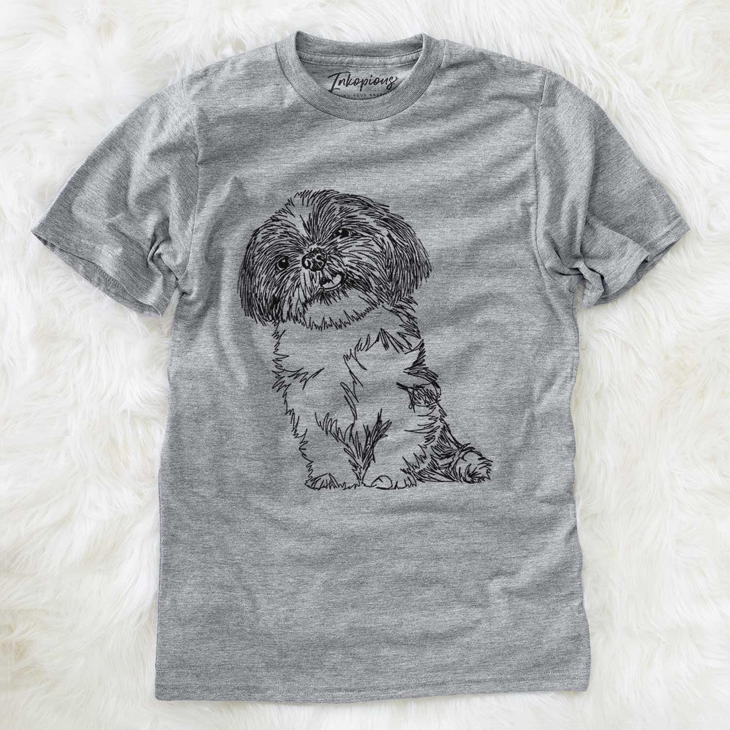 Doodled Ethel the Shih Tzu - Unisex Crewneck