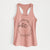 Doodled Fergus the Pomeranian - Women's Racerback Tanktop