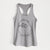 Doodled Fergus the Pomeranian - Women's Racerback Tanktop