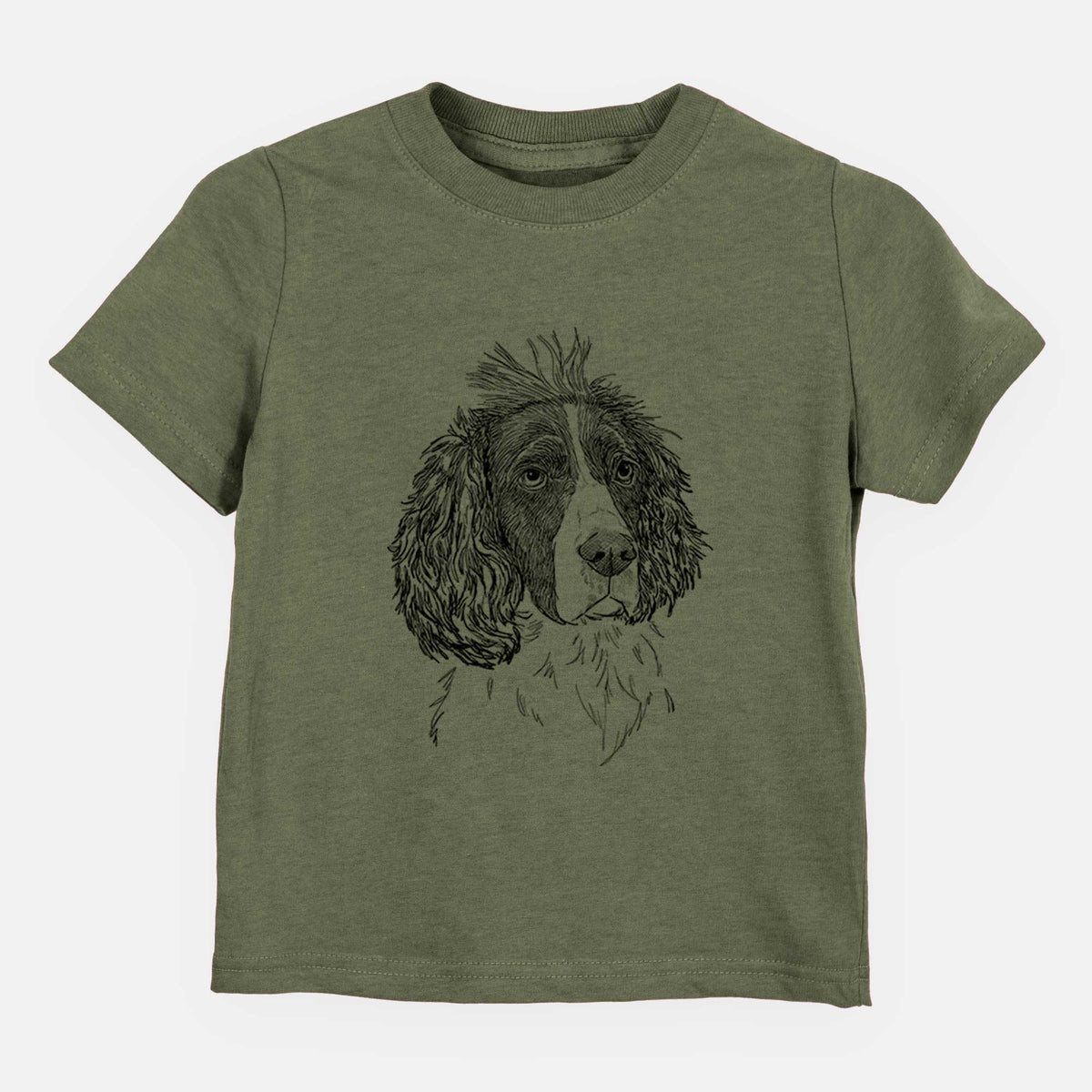 Doodled Fern the English Springer Spaniel - Kids/Youth/Toddler Shirt