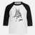 Doodled FiFi the Boston Terrier - Youth 3/4 Long Sleeve