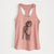 Doodled Finn the Bernedoodle - Women's Racerback Tanktop