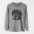 Doodled Finnegan the Shar Pei Beagle Mix - Heavyweight 100% Cotton Long Sleeve