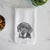 Doodled Finnegan the Shar Pei Beagle Mix Decorative Hand Towel