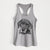 Doodled Finnegan the Shar Pei Beagle Mix - Women's Racerback Tanktop