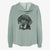 Doodled Finnegan the Shar Pei Beagle Mix - Women's Cali Wave Zip-Up Sweatshirt