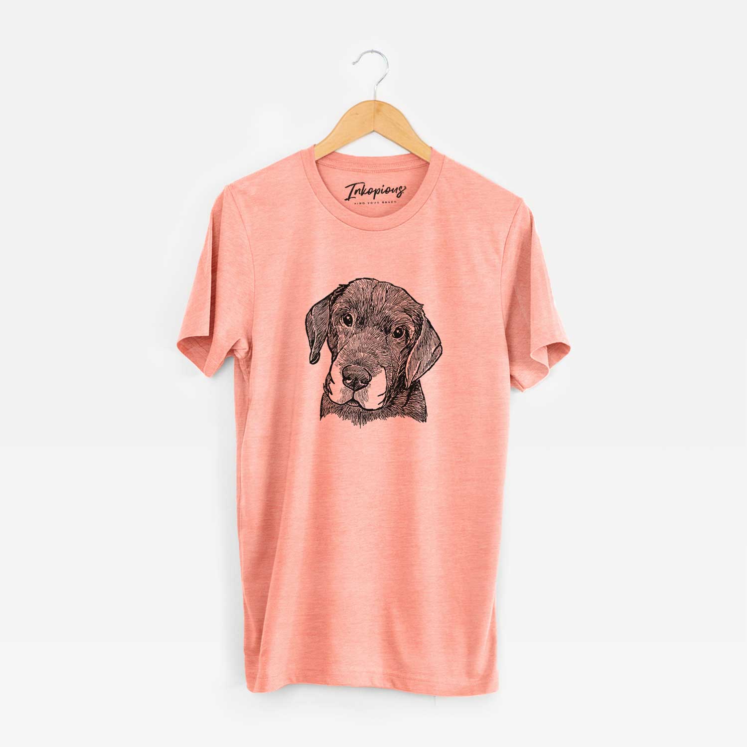 Doodled Finnegan the Shar Pei Beagle Mix - Unisex Crewneck